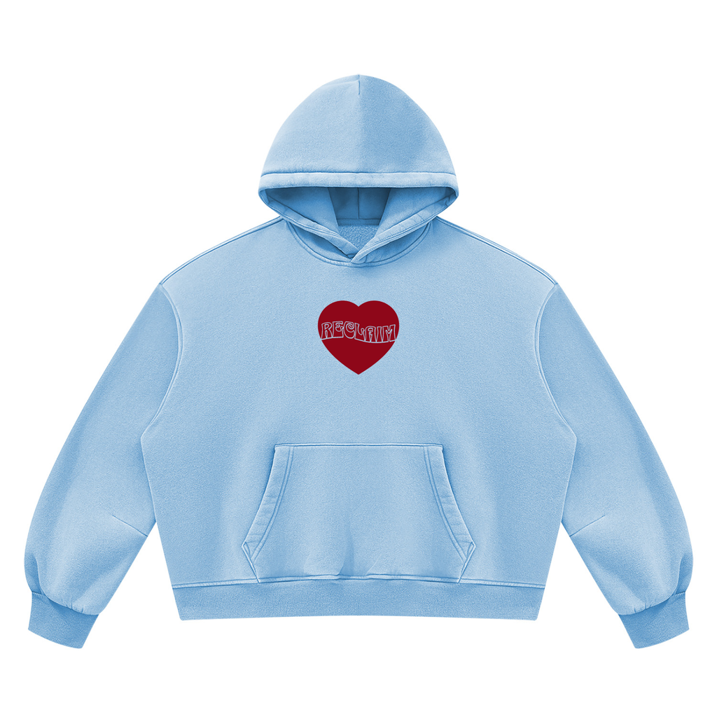 Wear Love Loud Boxy Fleece Hoodie