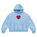 Wear Love Loud Boxy Fleece Hoodie
