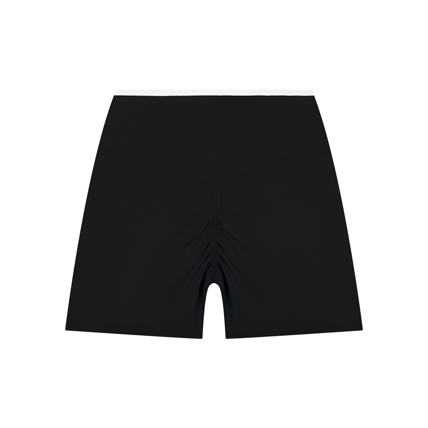 Essential High Rise Color Block Shorts