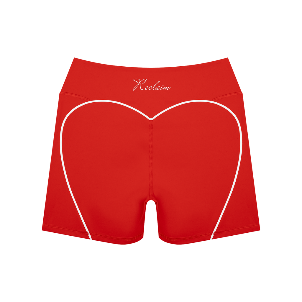 Contrast High Waisted Shorts