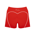 Contrast High Waisted Shorts