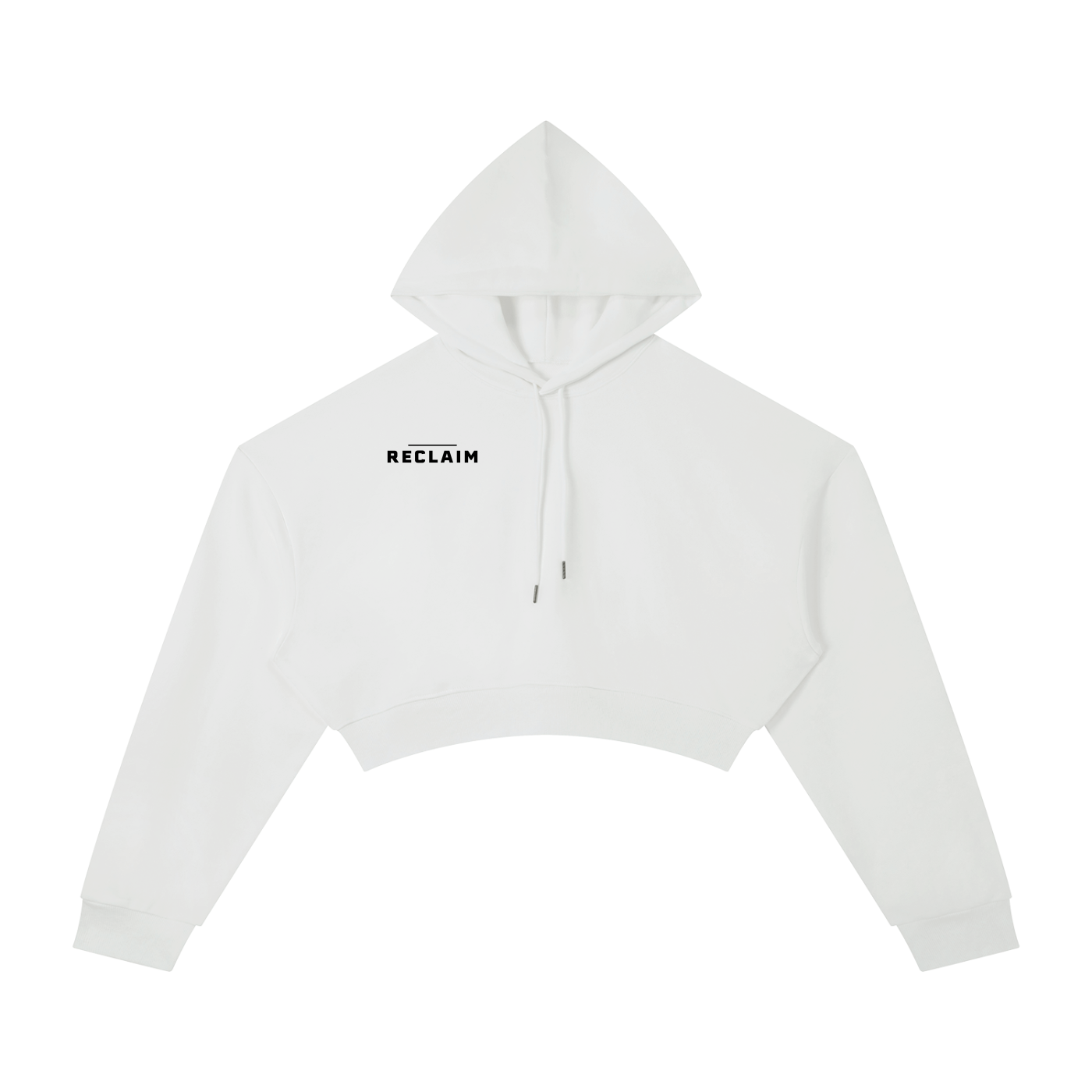 Essential Cropped Hoodie Light