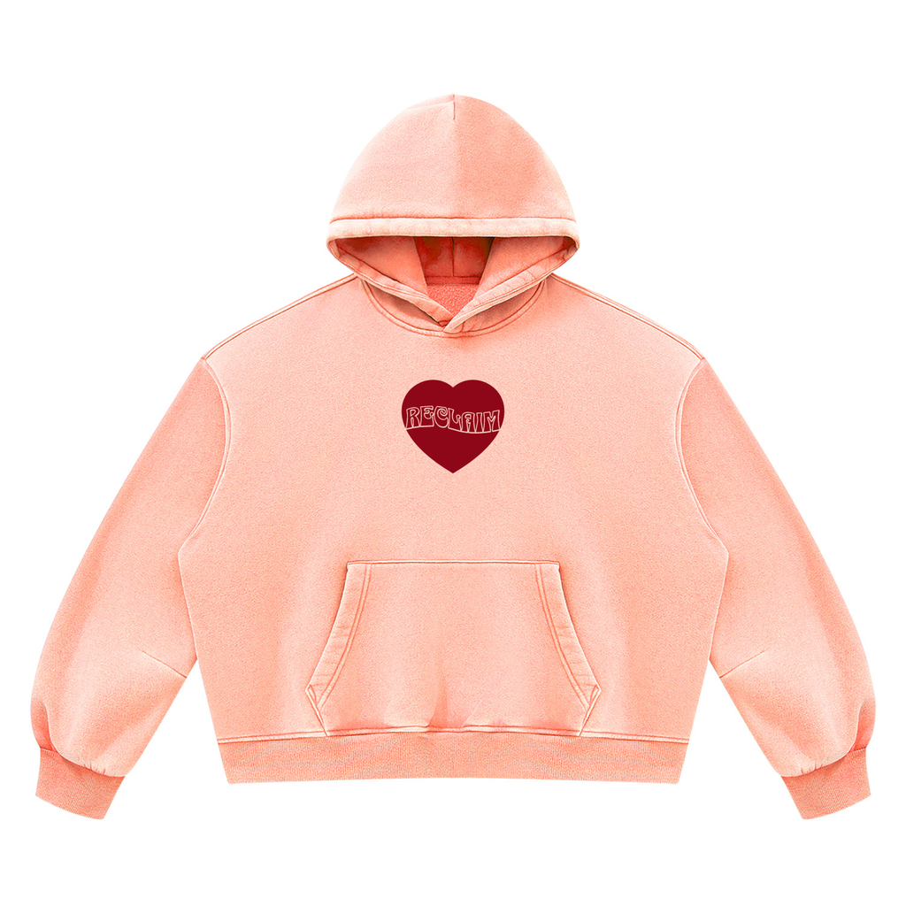 Wear Love Loud Boxy Fleece Hoodie