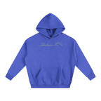 Sun Oversize Fleeced Hoodie Blue/Yellow