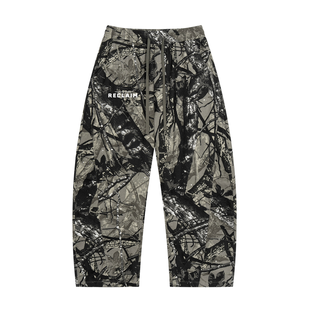 Camo Barrel Leg Pants