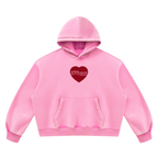 Wear Love Loud Boxy Fleece Hoodie
