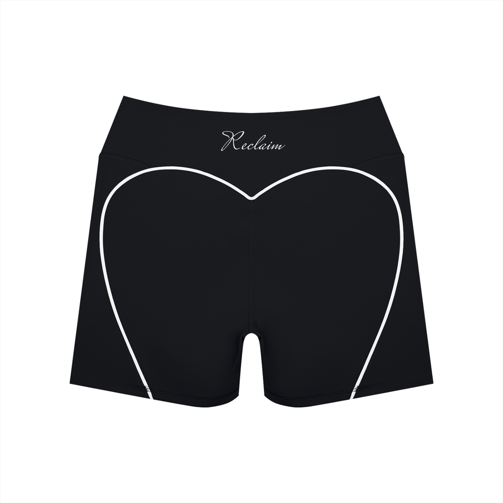 Contrast High Waisted Shorts