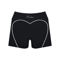Contrast High Waisted Shorts