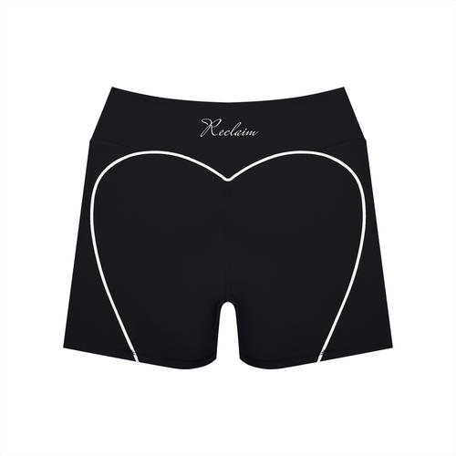 Contrast High Waisted Shorts