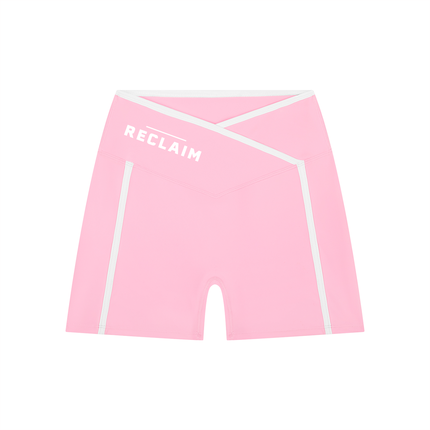 Essential High Rise Color Block Shorts