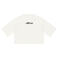 Stencil Boxy Shirt White