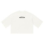 Stencil Boxy Shirt White