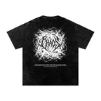 Chaos Snow Washed Oversized Shirt Black