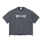 Chaos Snow Wash Boxy Shirt Grey (Ripped)