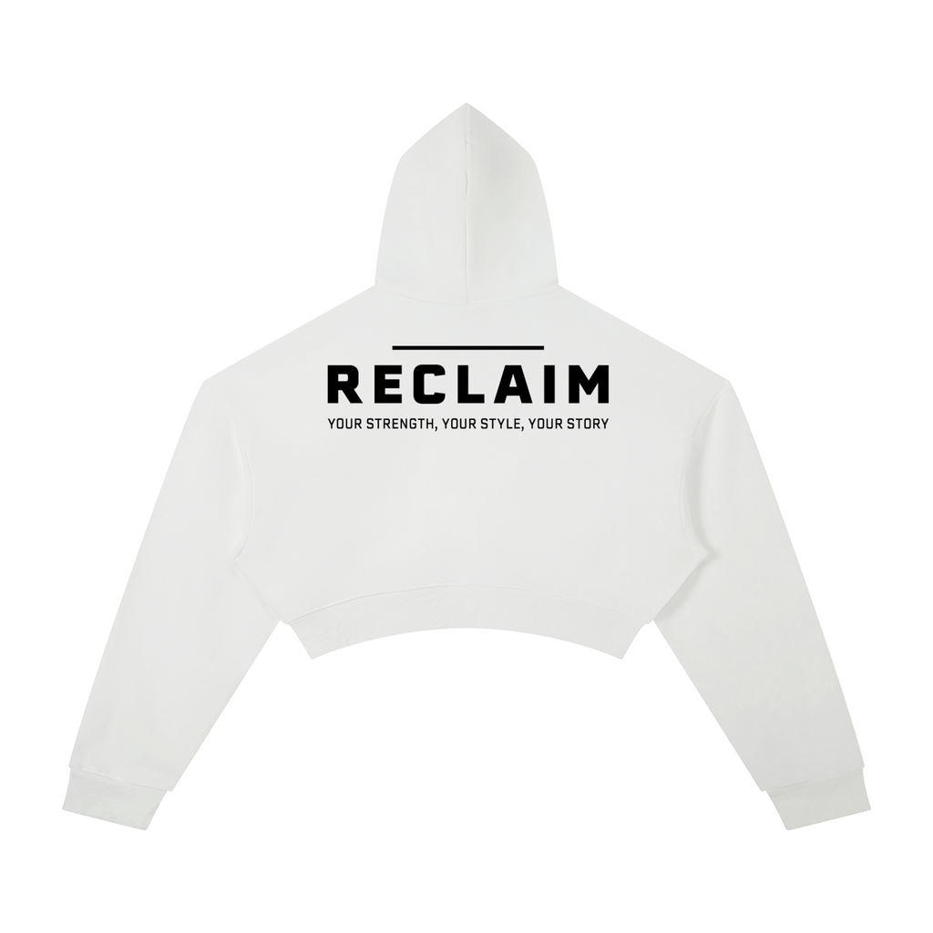 Essential Cropped Hoodie Light
