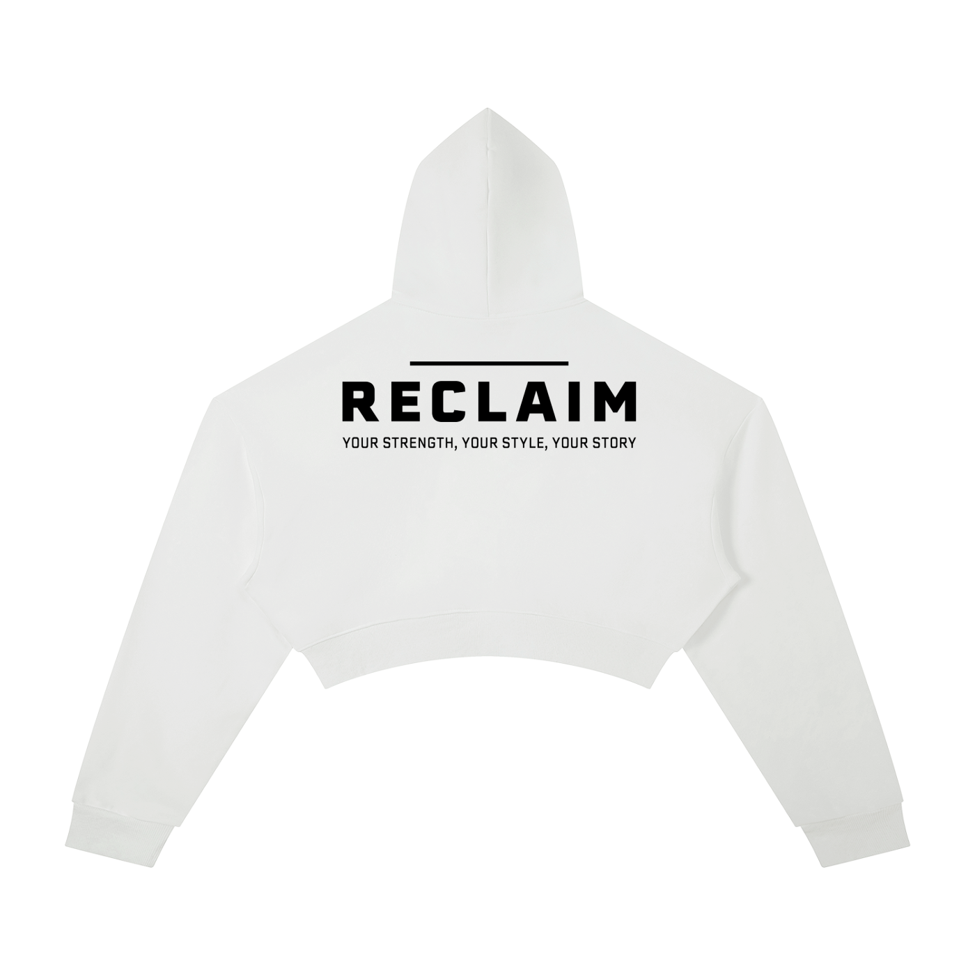 Essential Cropped Hoodie Light