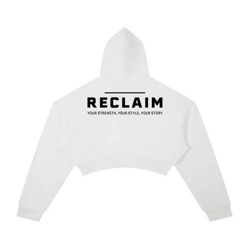 Essential Cropped Hoodie Light