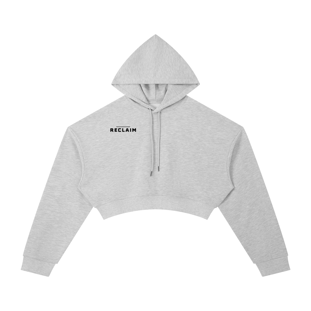 Essential Cropped Hoodie Light