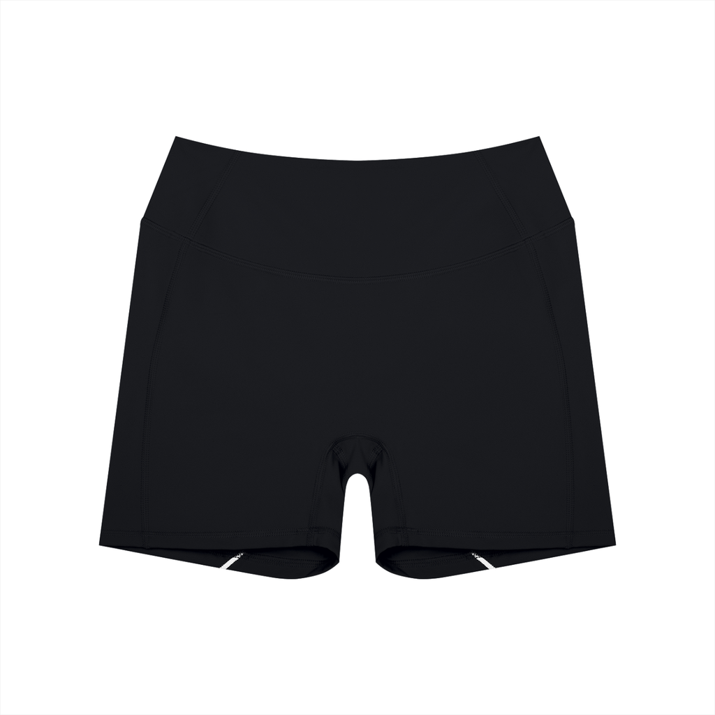 Contrast High Waisted Shorts