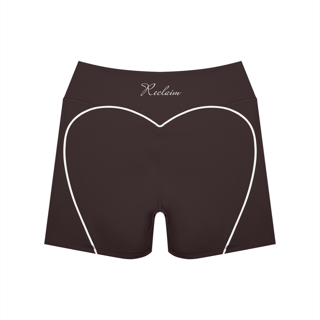 Contrast High Waisted Shorts