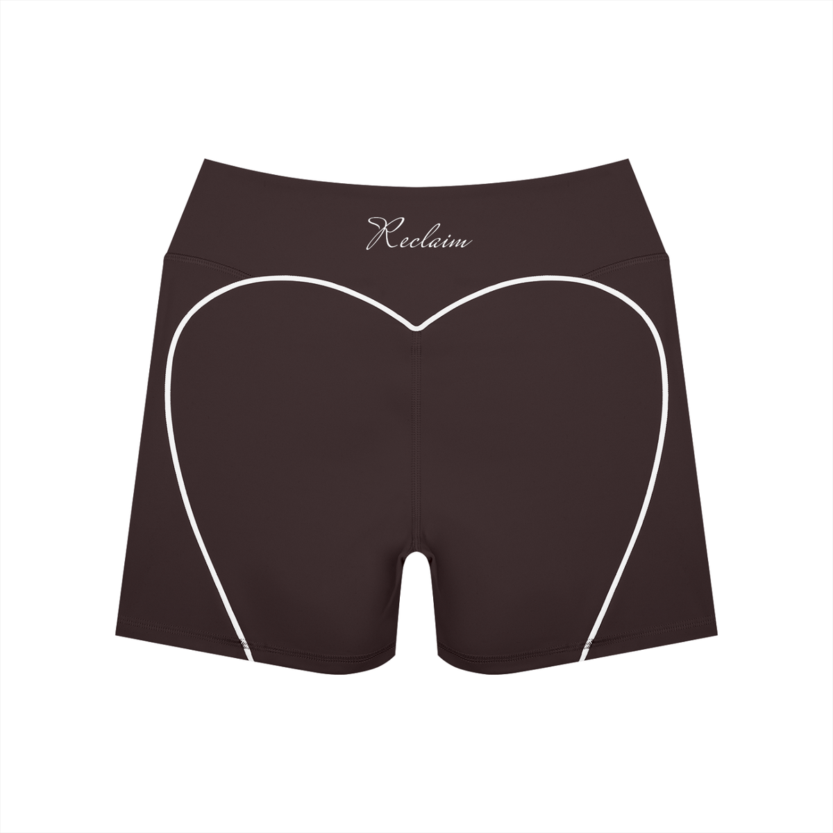 Contrast High Waisted Shorts