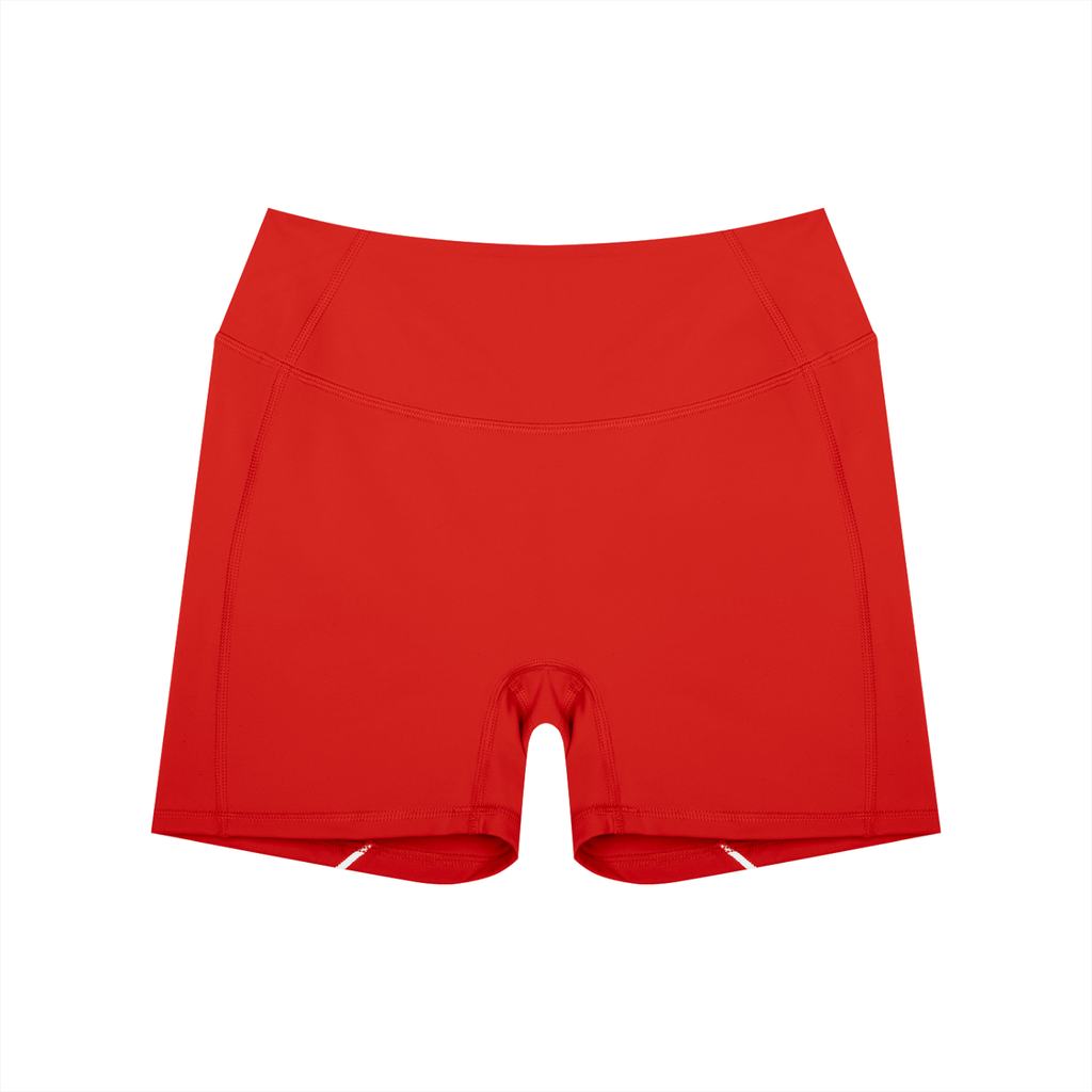 Contrast High Waisted Shorts