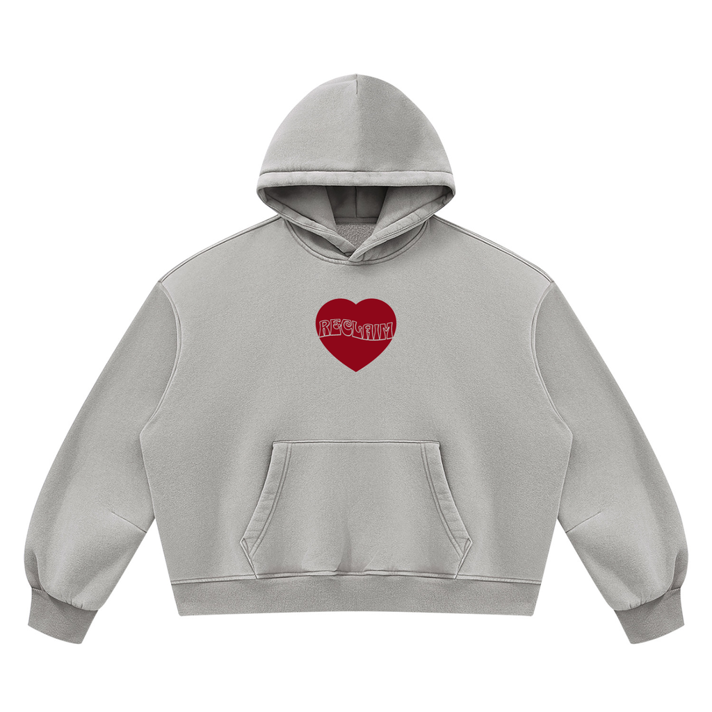 Wear Love Loud Boxy Fleece Hoodie