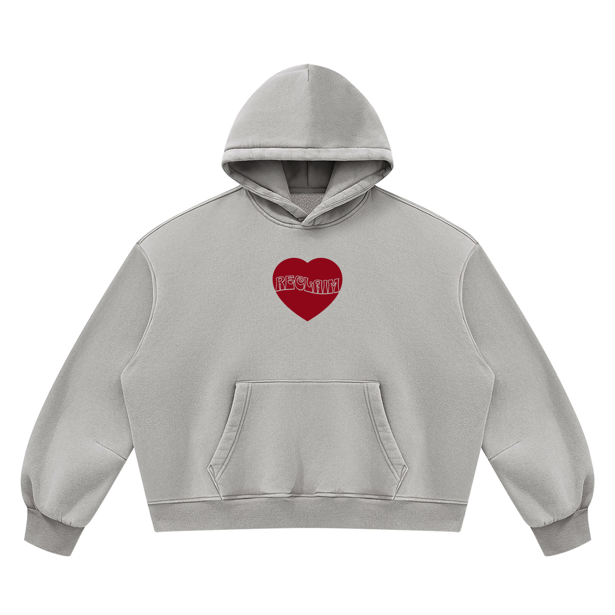 Wear Love Loud Boxy Fleece Hoodie