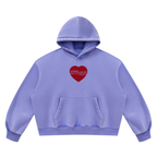 Wear Love Loud Boxy Fleece Hoodie