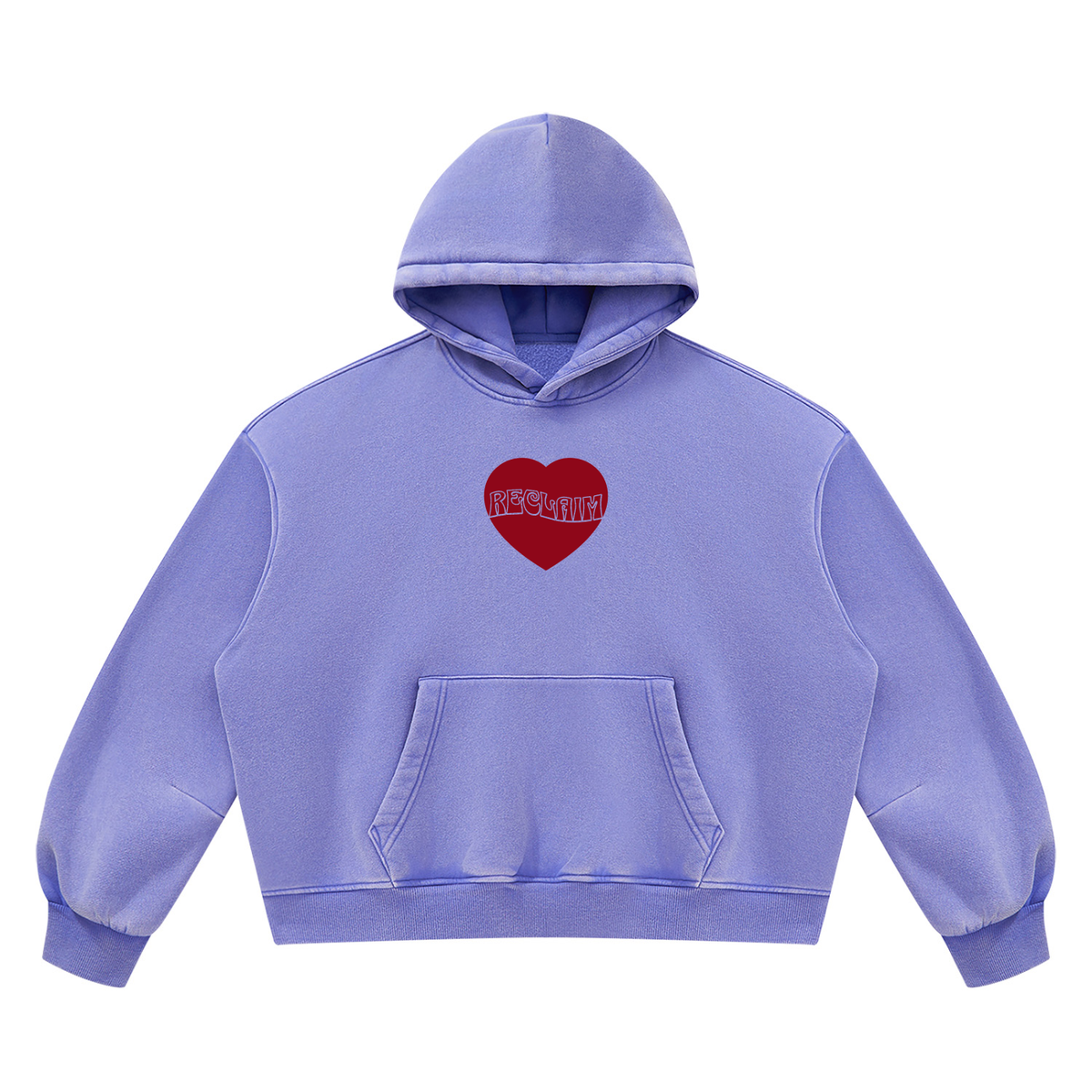 Wear Love Loud Boxy Fleece Hoodie