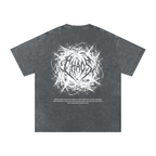 Chaos Snow Washed Oversized Shirt Grey