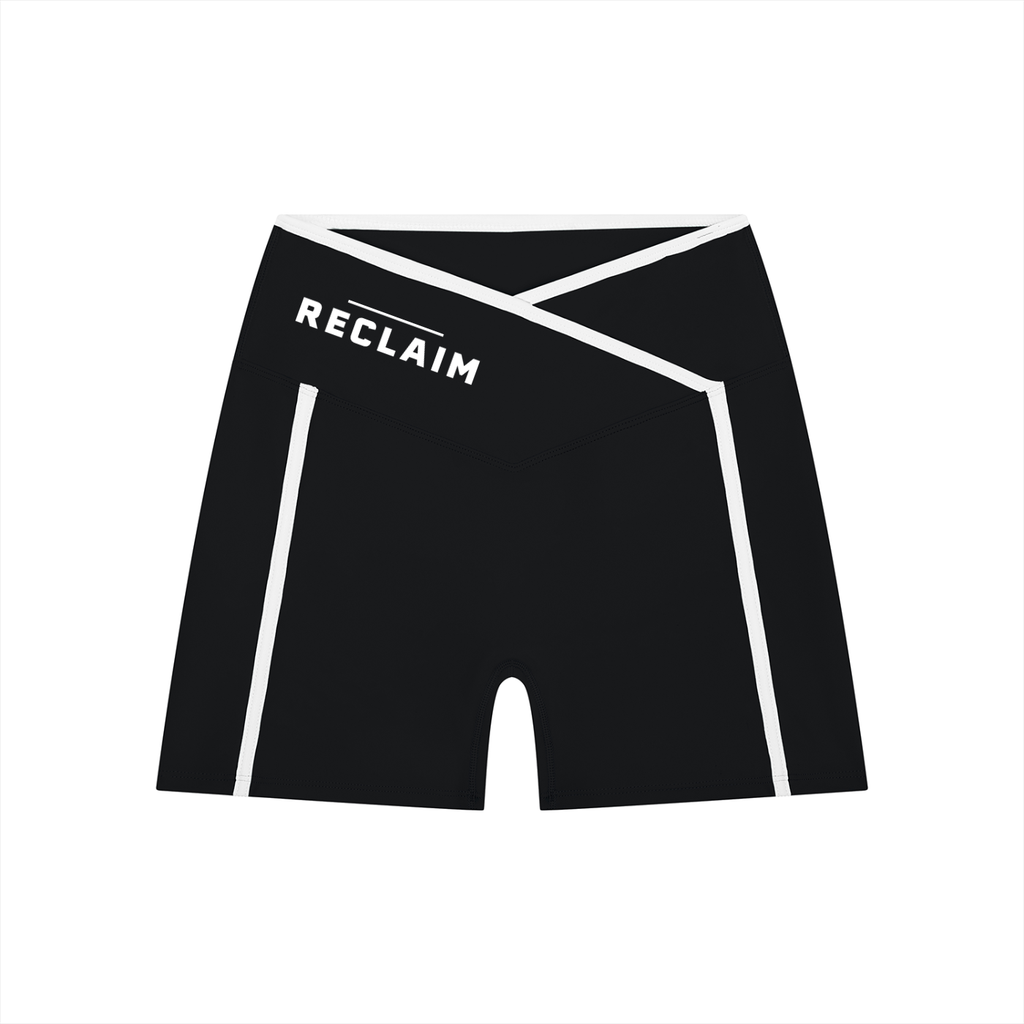 Essential High Rise Color Block Shorts