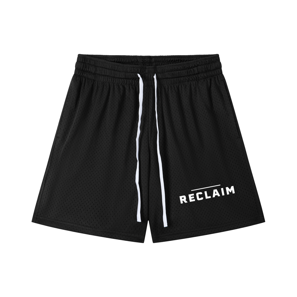 Essential Mesh Drawstring Shorts Dark