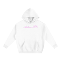 Sun Oversize Fleeced Hoodie White/Pink