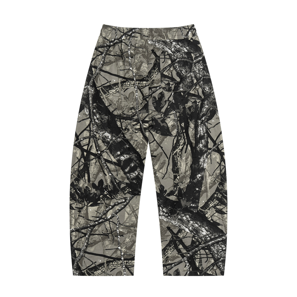 Camo Barrel Leg Pants