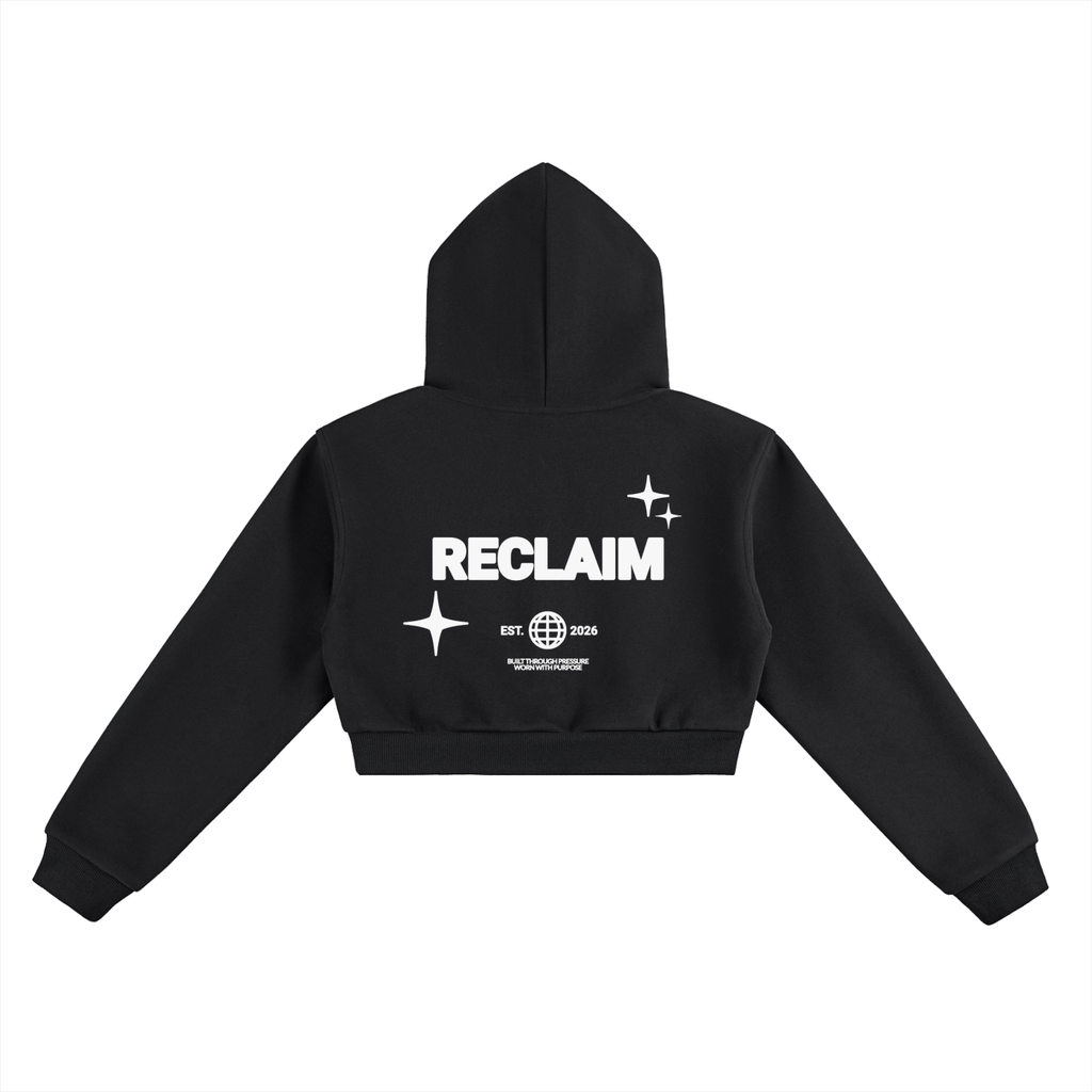 Global Cropped Hoodie