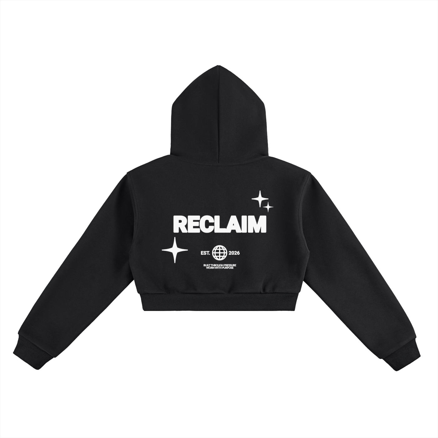 Global Cropped Hoodie
