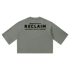 Stencil Boxy Shirt Gray
