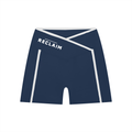 Essential High Rise Color Block Shorts