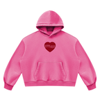 Wear Love Loud Boxy Fleece Hoodie