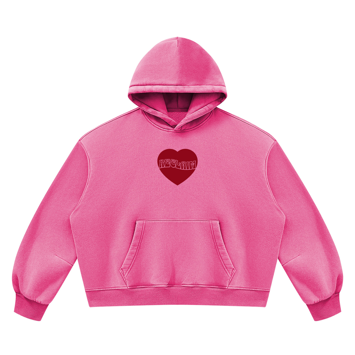 Wear Love Loud Boxy Fleece Hoodie