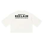 Stencil Boxy Shirt White
