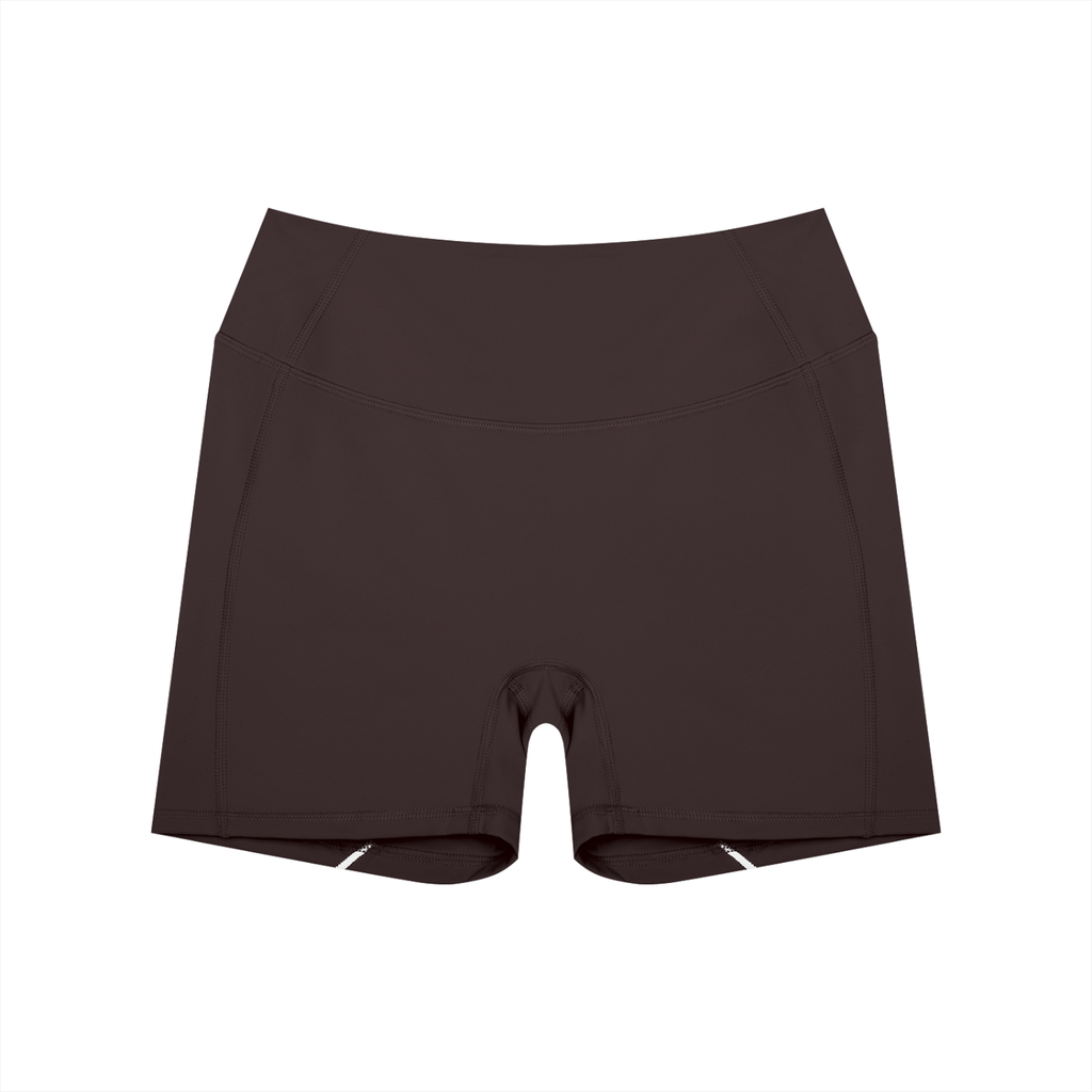 Contrast High Waisted Shorts