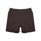 Contrast High Waisted Shorts