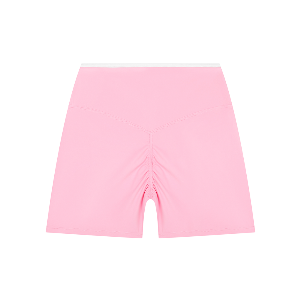 Essential High Rise Color Block Shorts